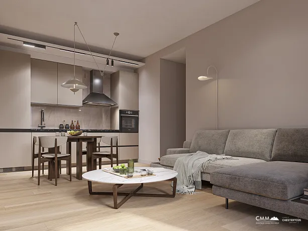 Wohnung in einer luxuriösen Villa in Meeresnähe